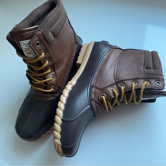 NAUTICA Womens Brown Channing Lace-up Warm Weather Boots Waterproof Size 9 - Picture 3 of 13